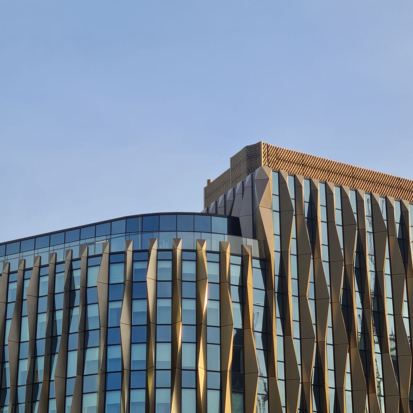 Modern office building facade